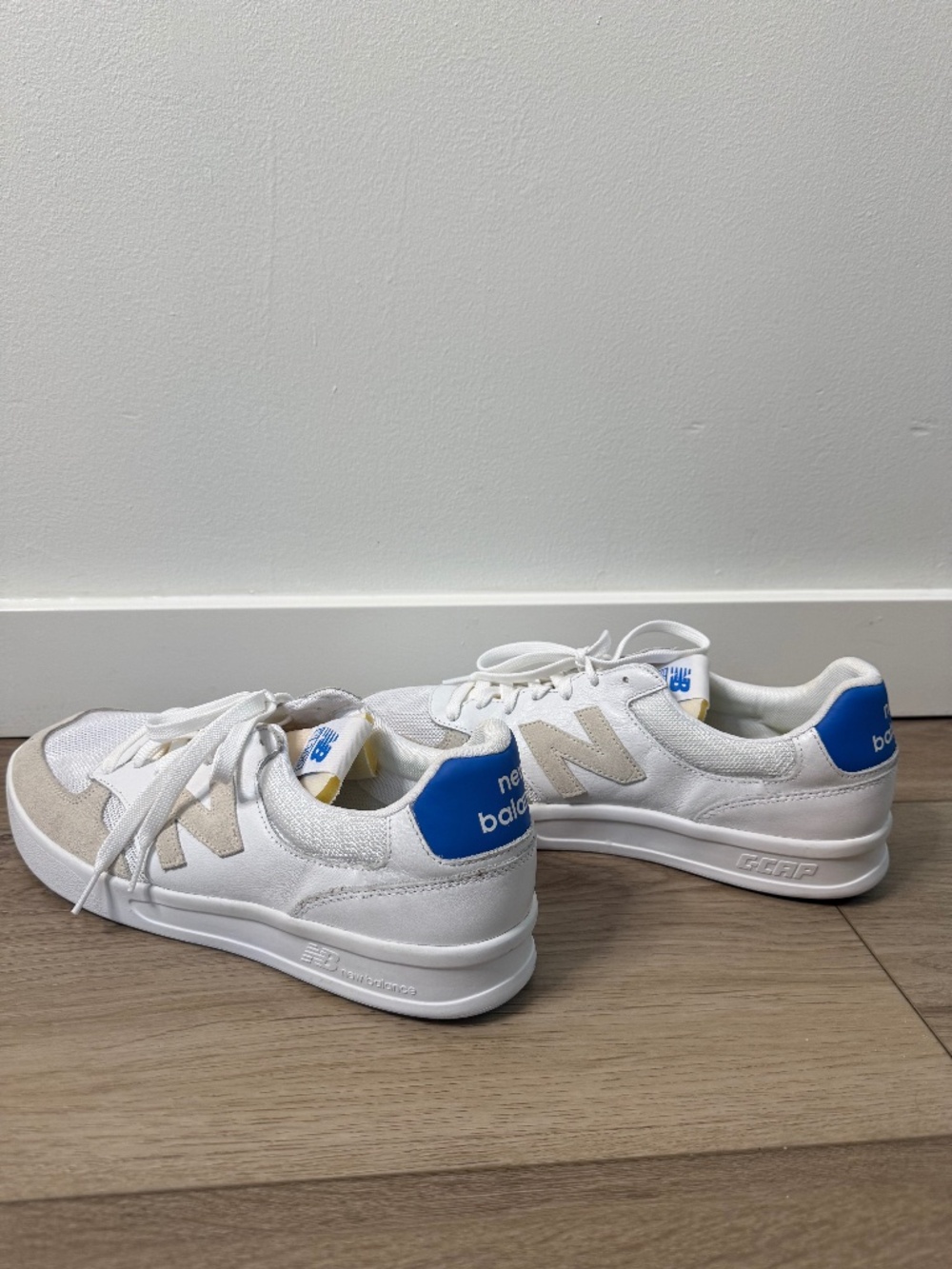 New Balance CT300 V3 Court Sneakers White Blue Men’s Size 12